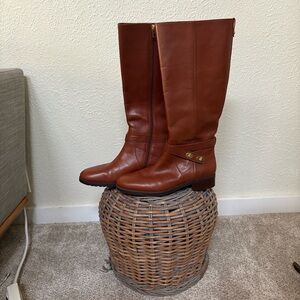 COACH Essex Knee High Leather Boots